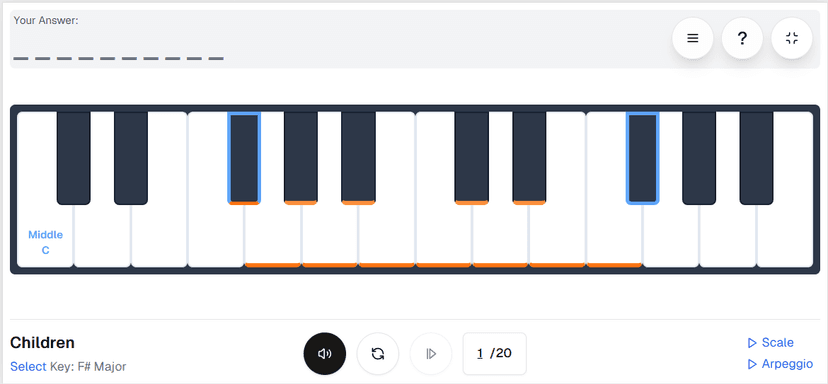 Piano Keyboard method preview