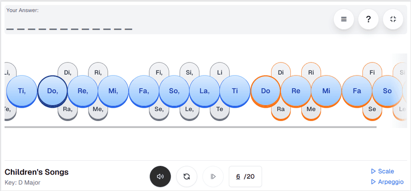 Solfege Syllables method preview